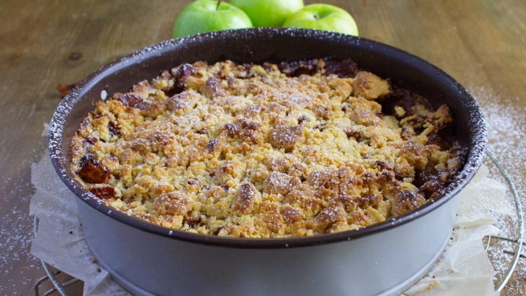 Veganer flämischer Apfelkuchen