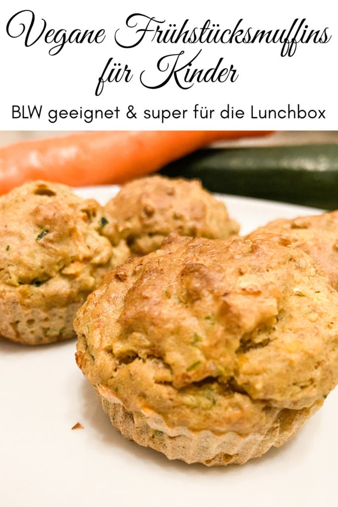 Vegane herzhafte Muffins für Kinder