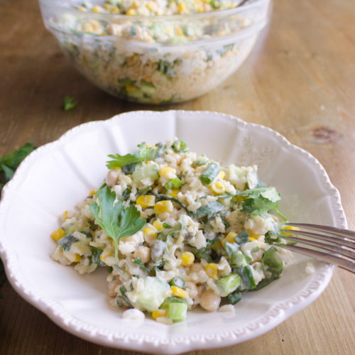 veganer Thunfischsalat mit Kichererbsen