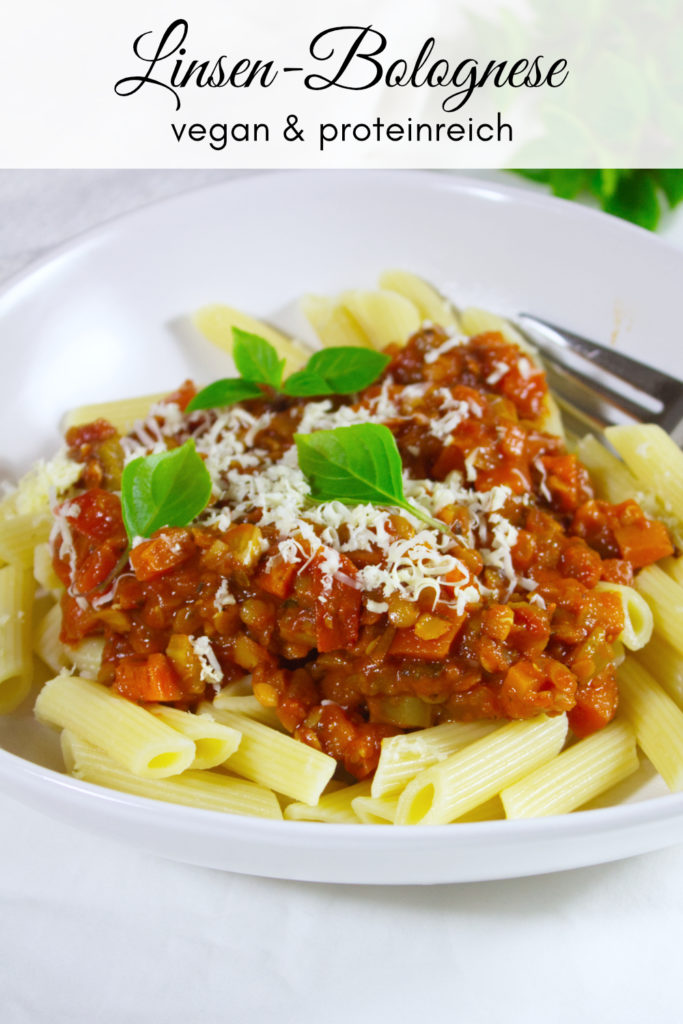 vegane Linsen-Bolognese